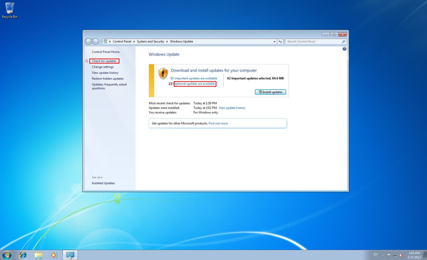 Windows Vista Program Keyboards